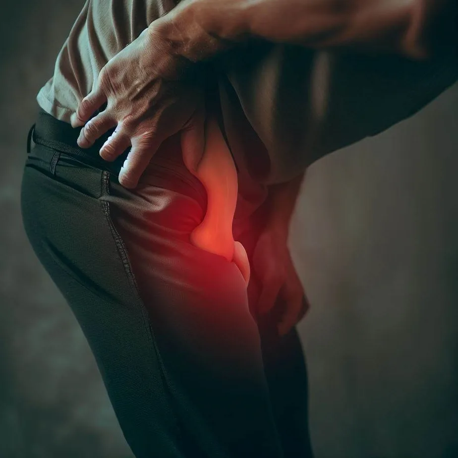 Ból biodra i kolana od kręgosłupa
