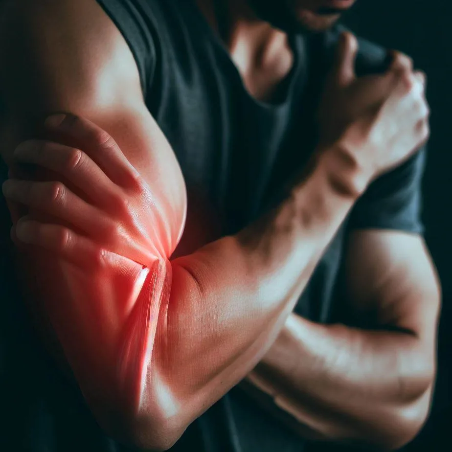 Ból ręki między łokciem a ramieniem